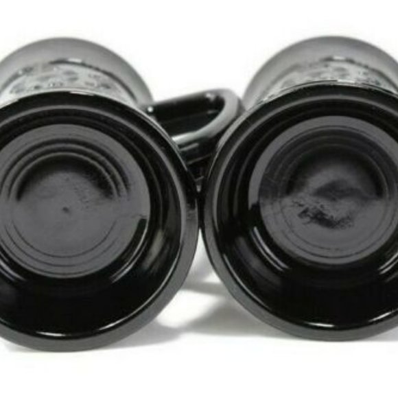 Japanese Black Ceramic Tall Mug Soldier Print - Picture 6 of 6